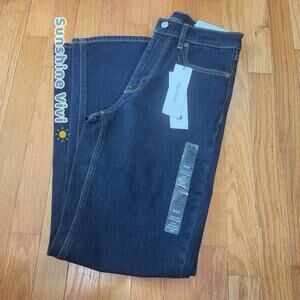 NWT Calvin Klein Women's Signature 90s Straight Jeans Classic Jeans W25 Blue